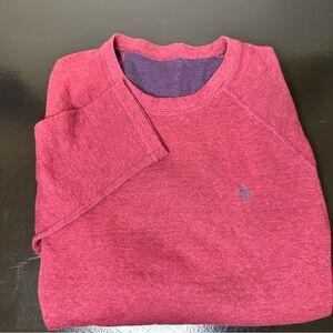 Original Penguin Burgundy Crewneck long sleeve Shirt